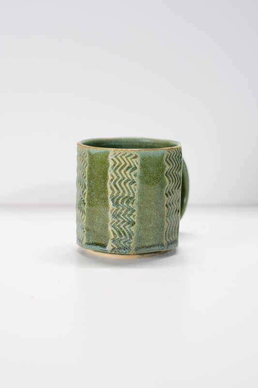 12oz Faceted Wiggle Mug