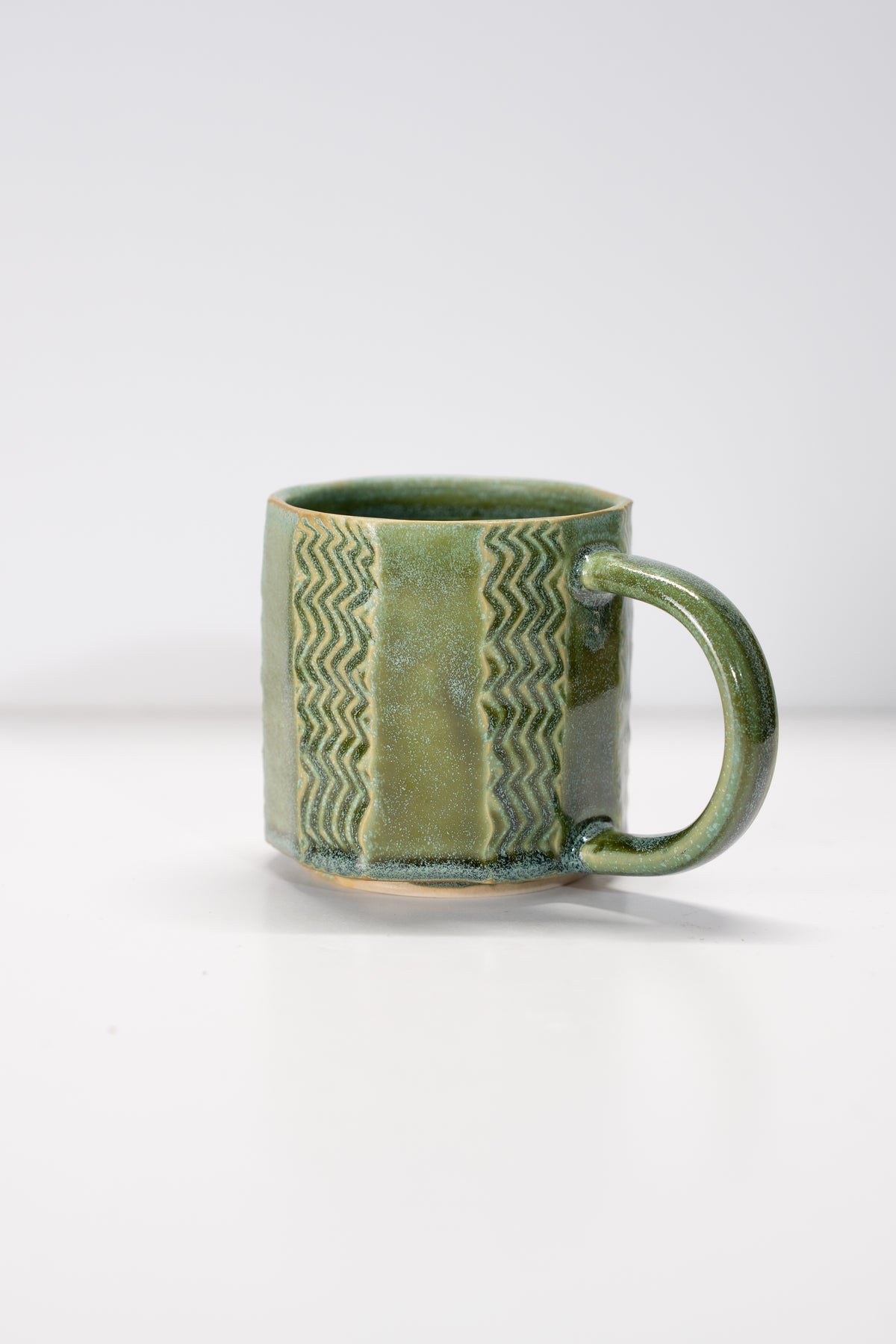 12oz Faceted  Wiggle Mug