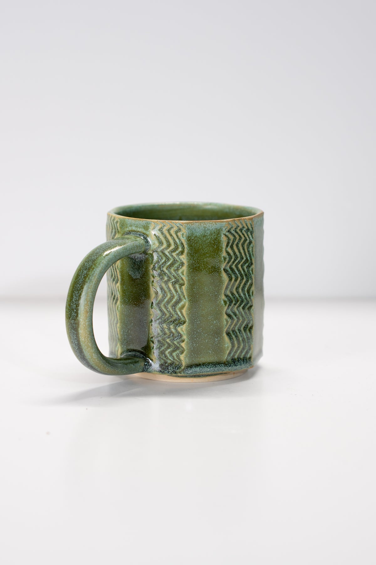 12oz Faceted  Wiggle Mug