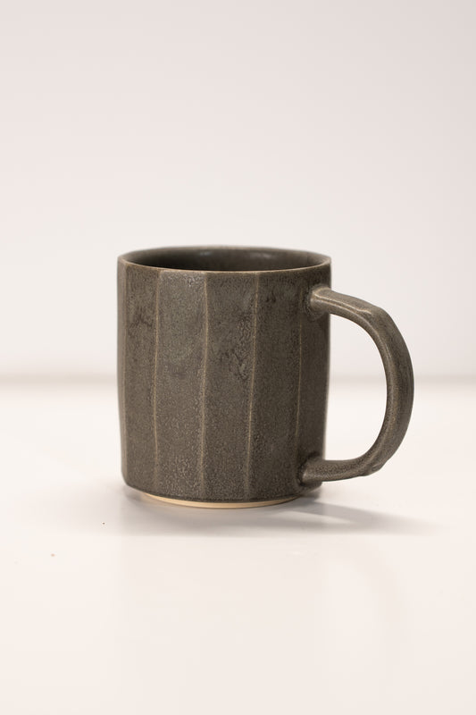 12oz  Faceted Matte Mug